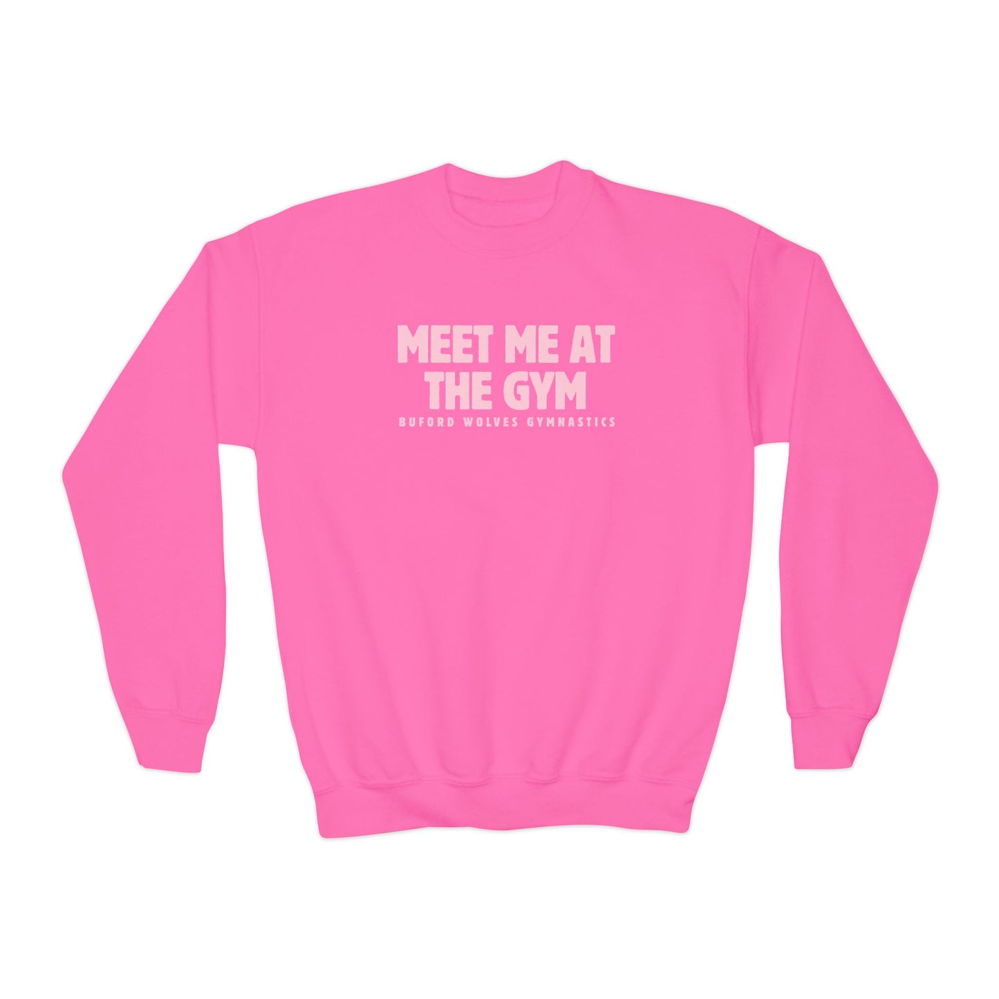 Meet Me at the Gym Youth Crewneck - Gymnastics