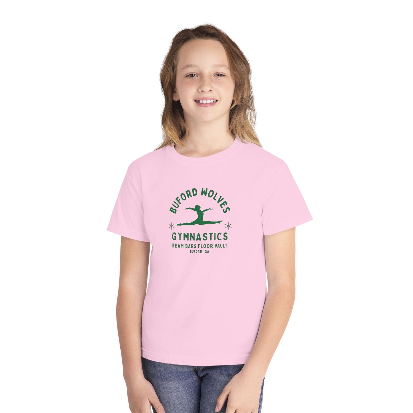 Buford Gymnastics Youth Comfort Colors Tee