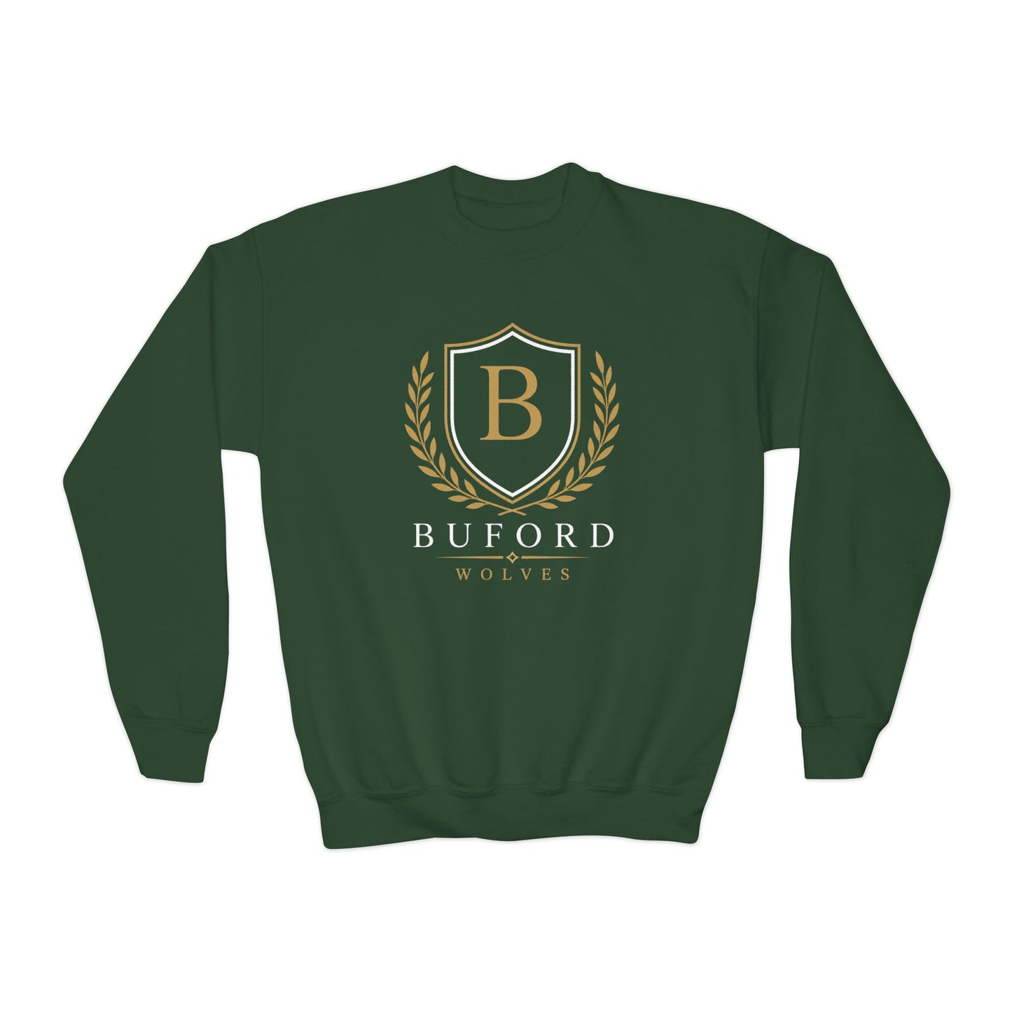 Buford Crest Logo Youth Sweatshirt