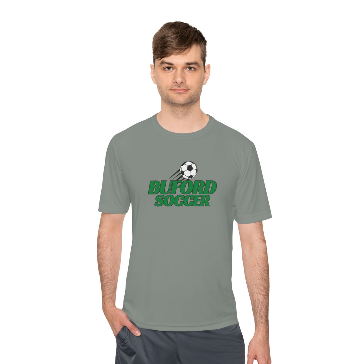 Adult Unisex Moisture Wicking  Buford Soccer Tee