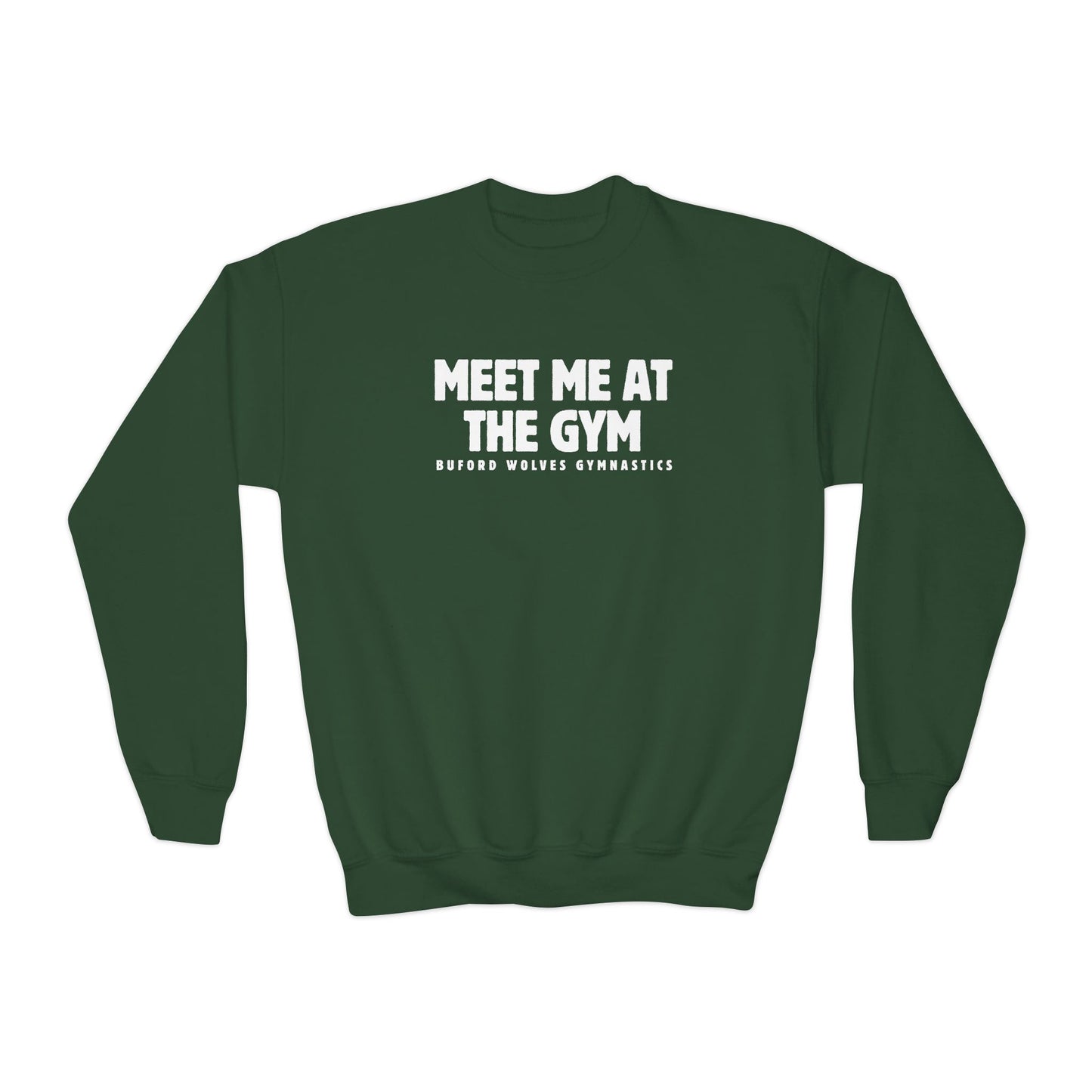 Meet Me at the Gym Youth Crewneck - Gymnastics