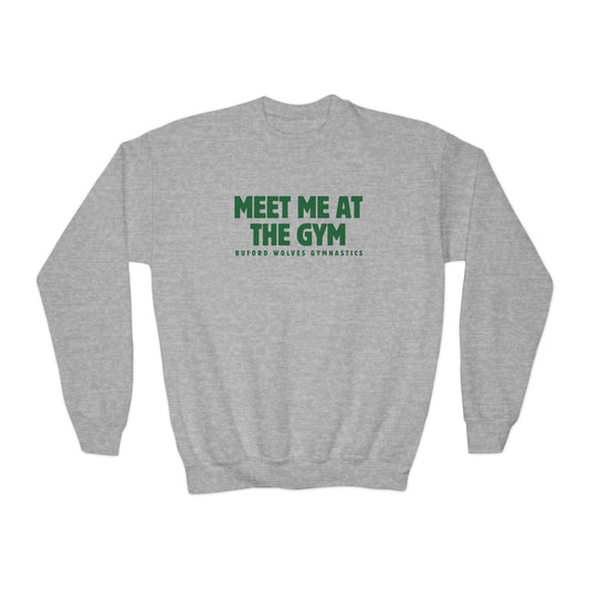 Meet Me at the Gym Youth Crewneck - Gymnastics
