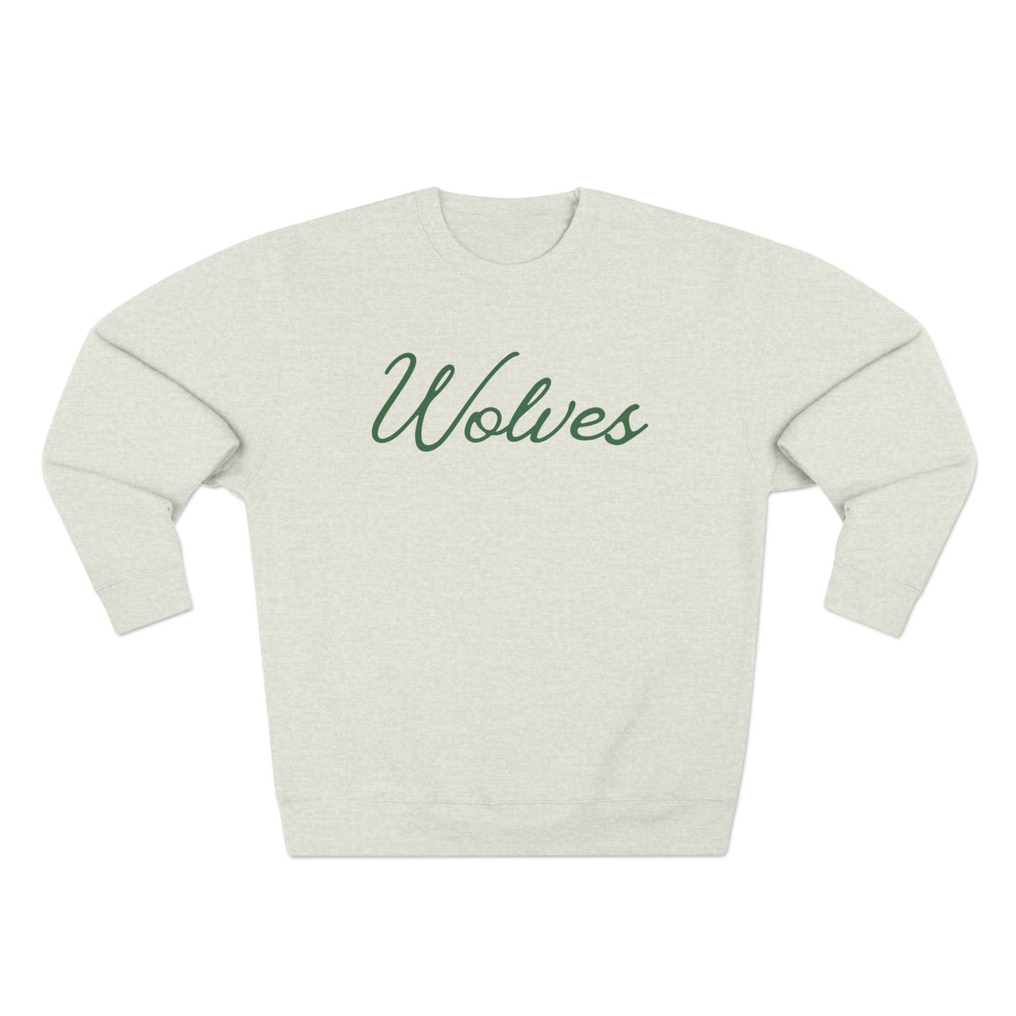 Wolves Script Crewneck Sweatshirt