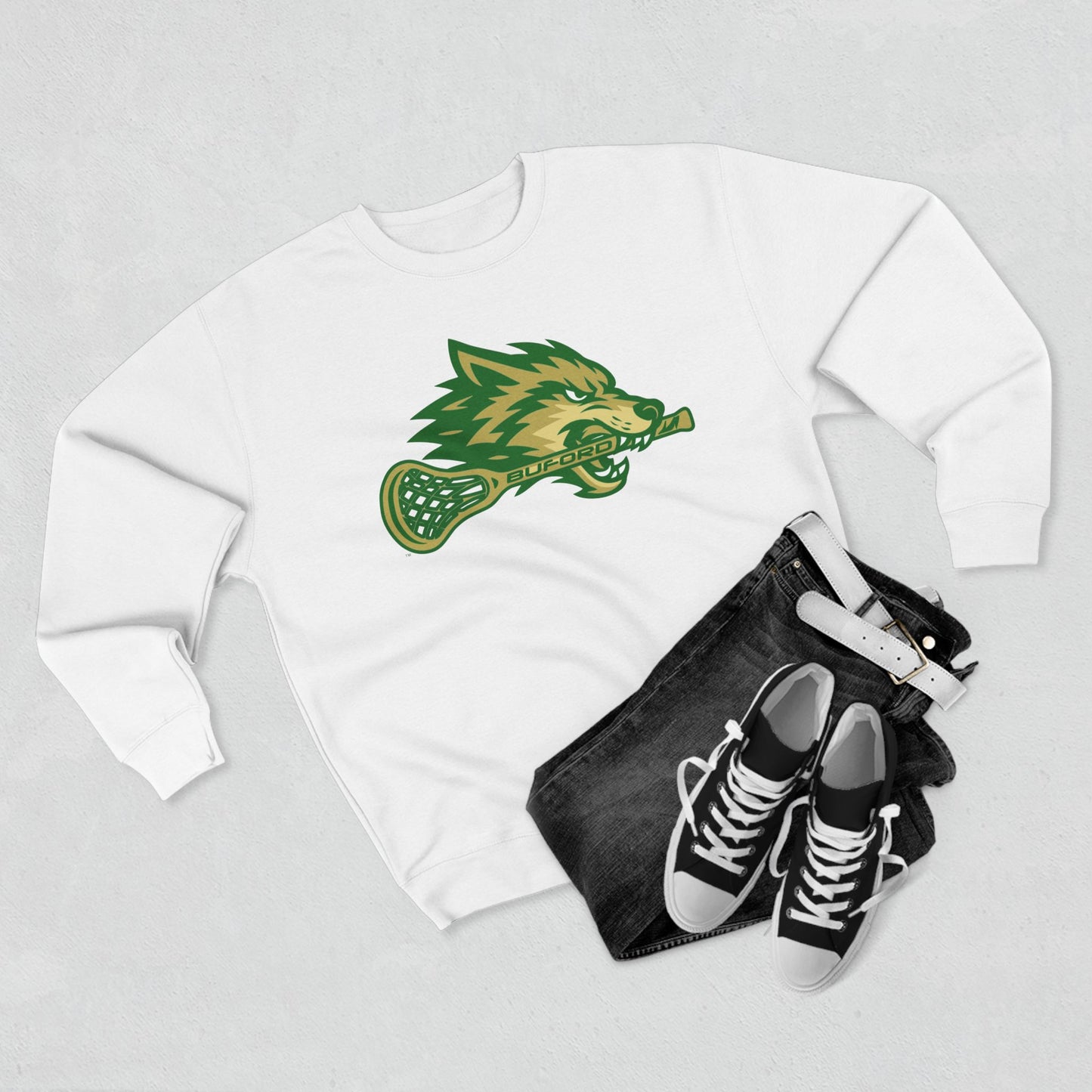 Wolf Lacrosse Crewneck Sweatshirt