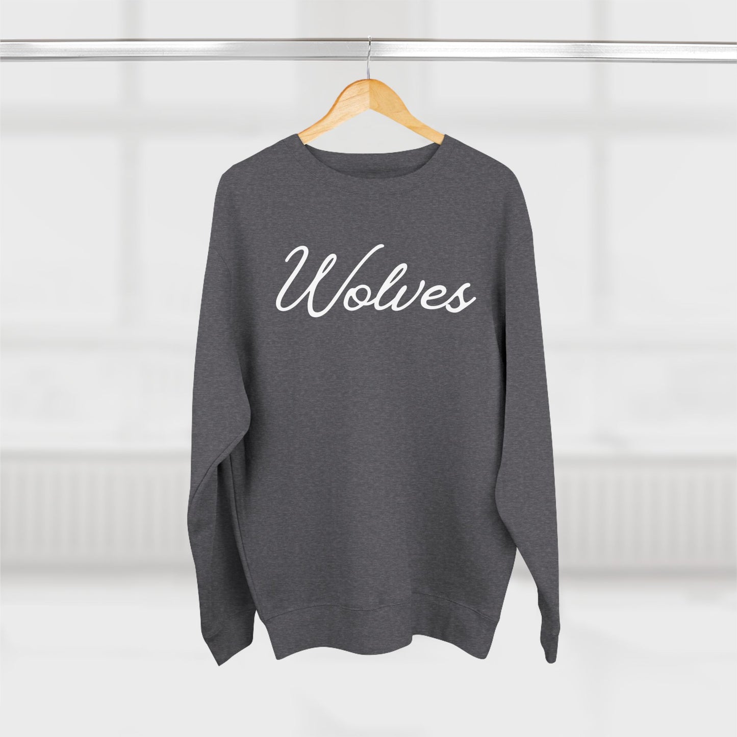 Wolves Script Crewneck Sweatshirt