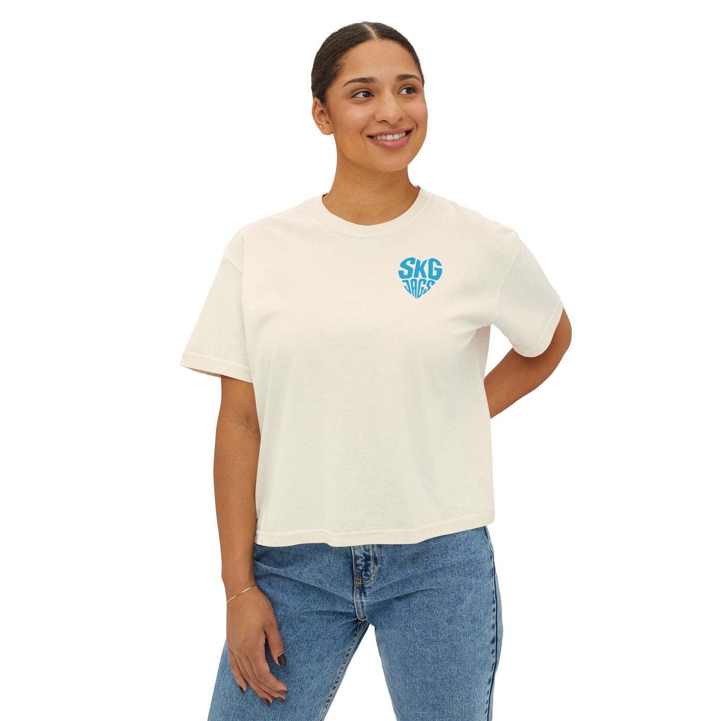SKG Jags Heart Women's Boxy Tee