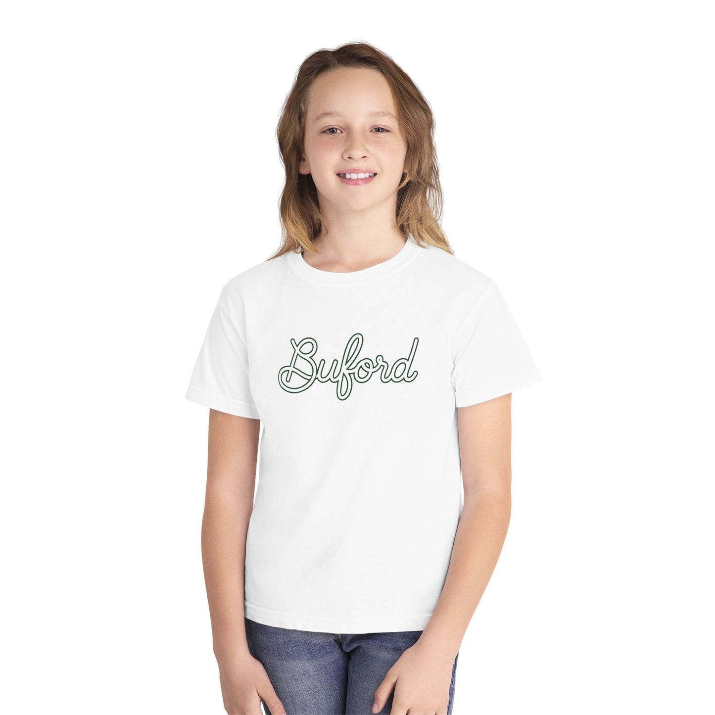 Buford New Script Youth Tee