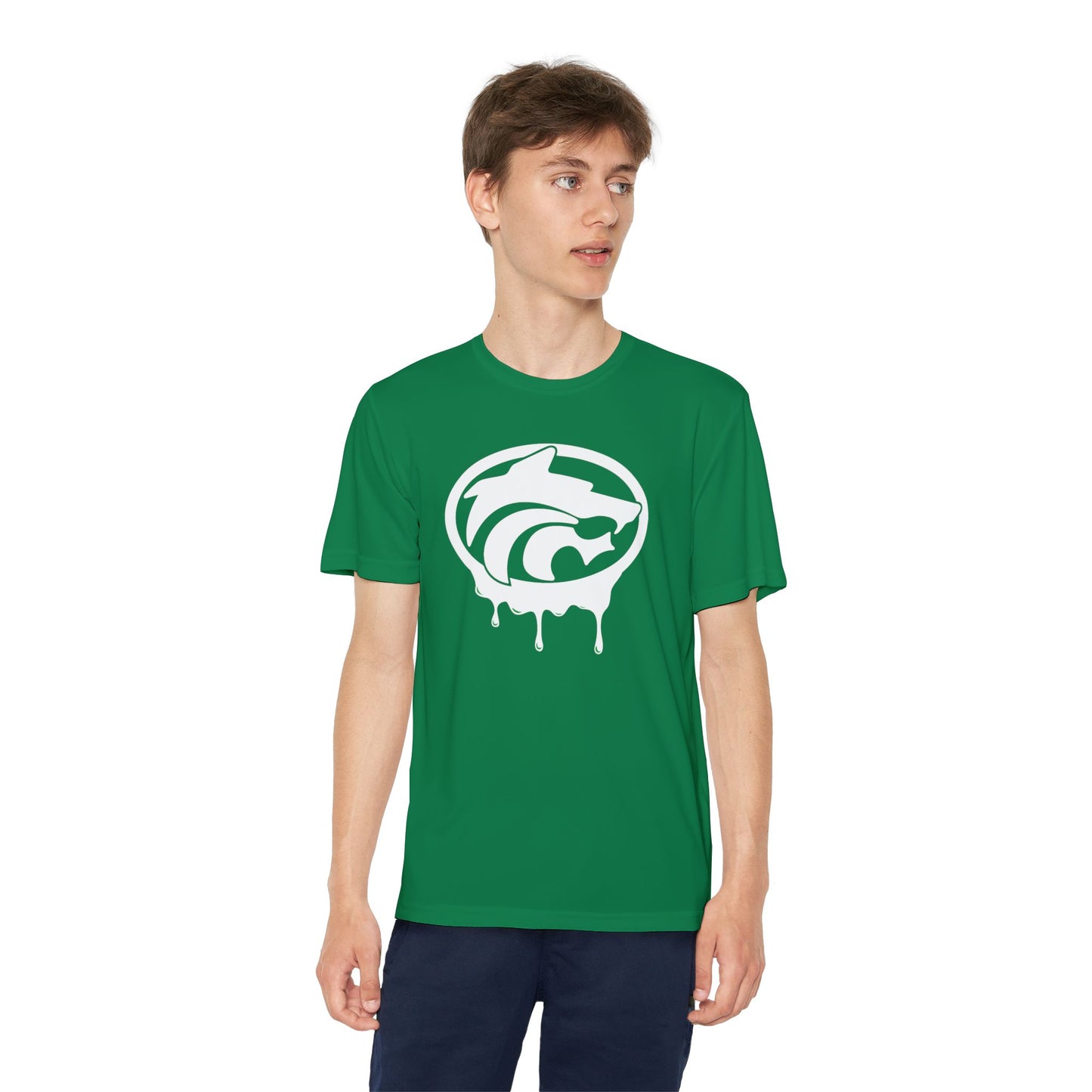 Wolf Drip Youth SportTek Tee