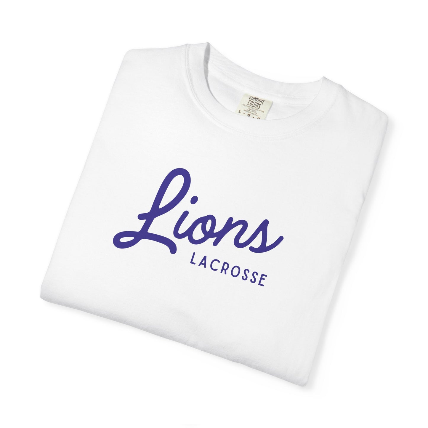 Lions Lacrosse Unisex Garment-Dyed T-Shirt
