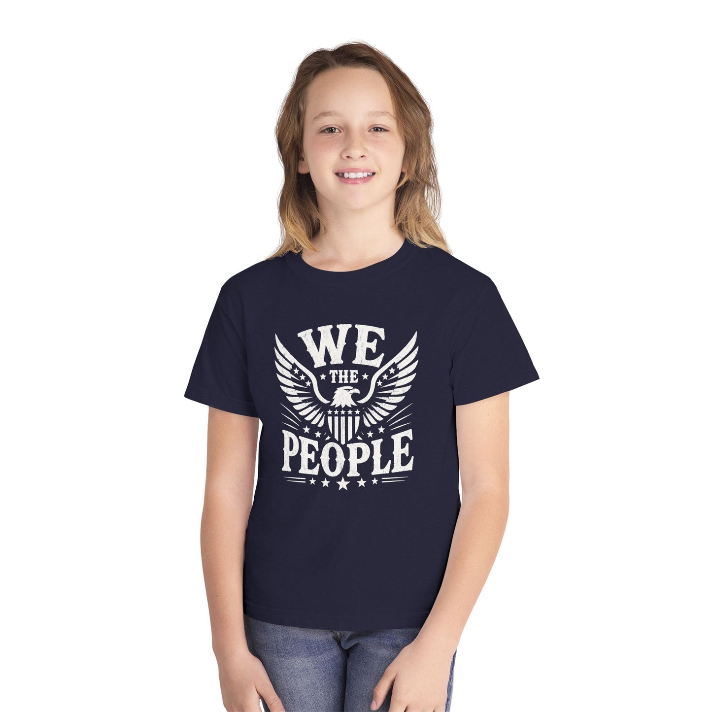 We The People Youth Tee — Patriotic Eagle Youth T-Shirt