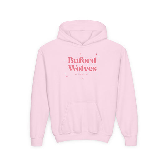 Buford Wolves Shine Bright Youth Hoodie