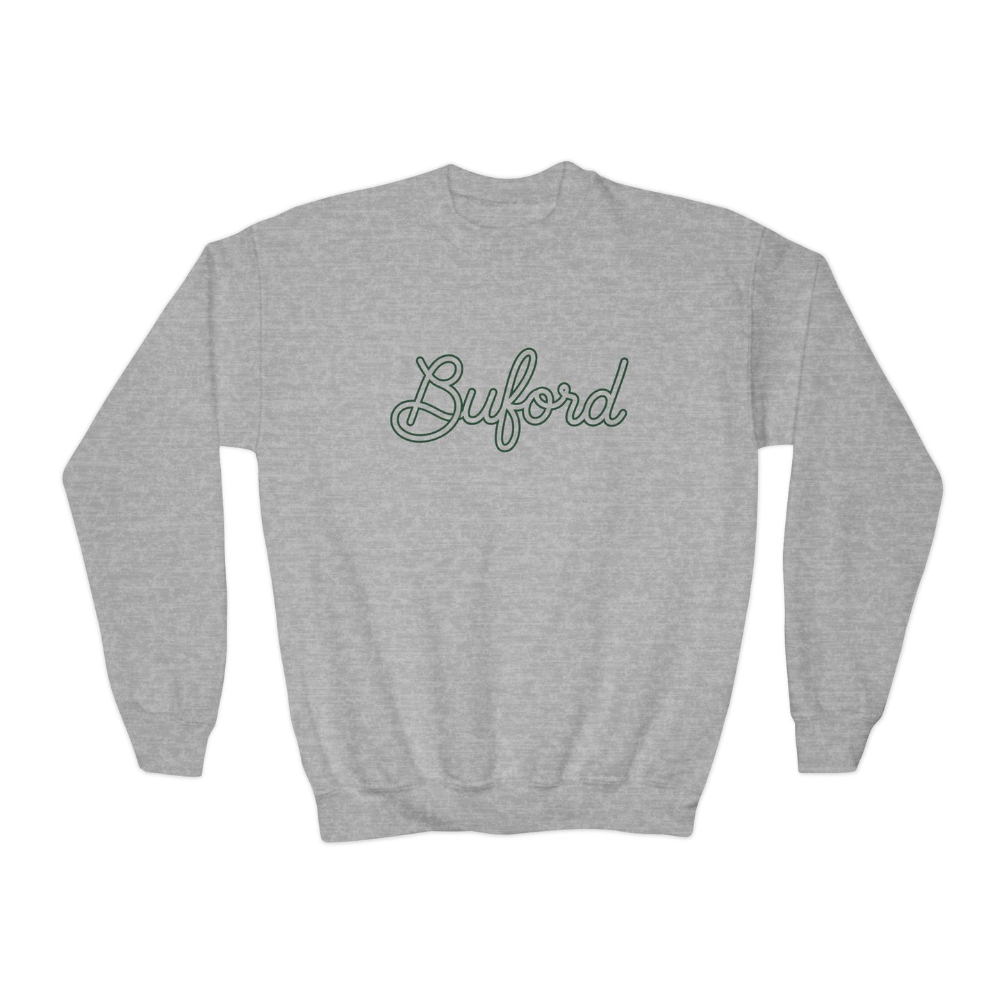 Buford New Script Youth Crewneck