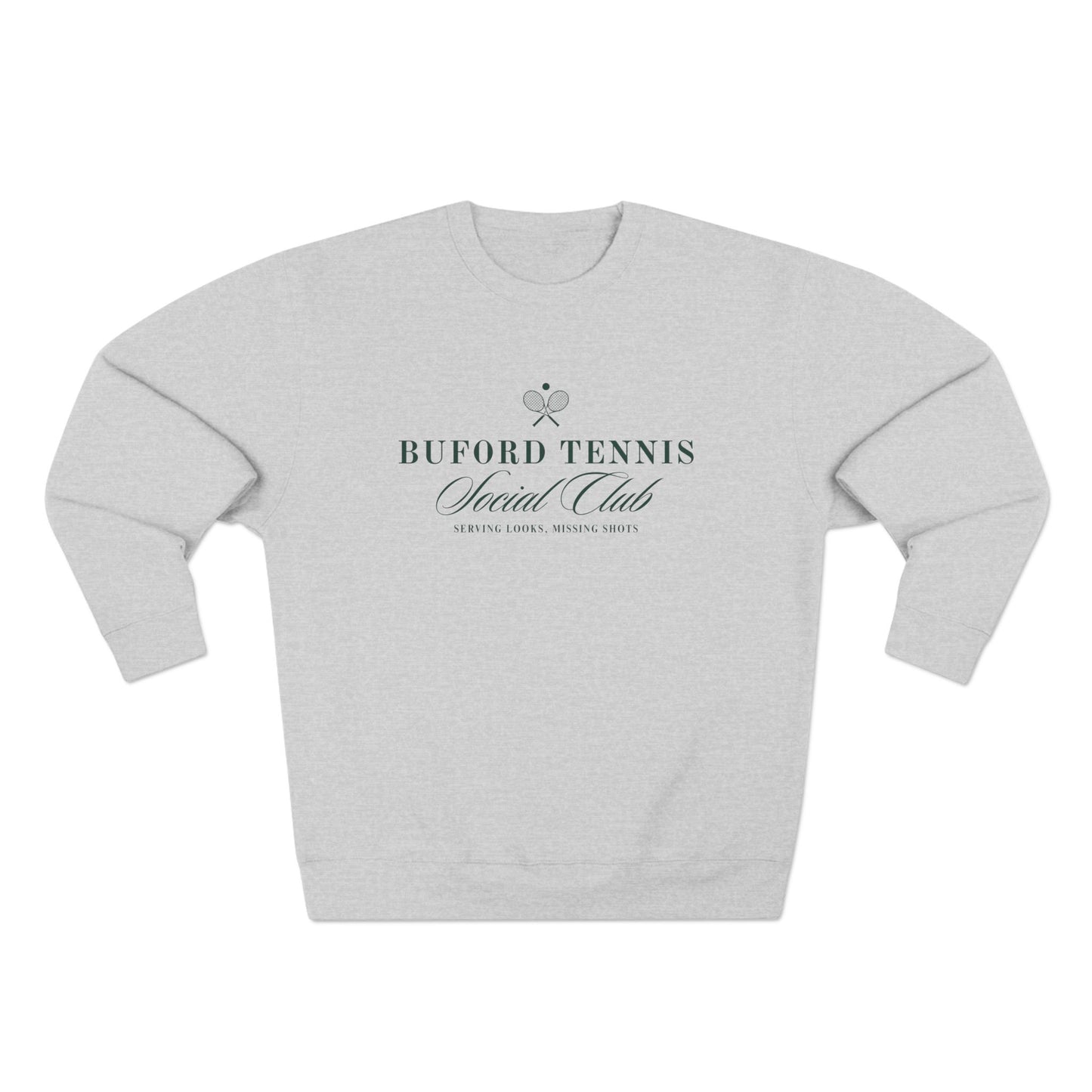 Buford Tennis Social Club Adult Crewneck Sweatshirt