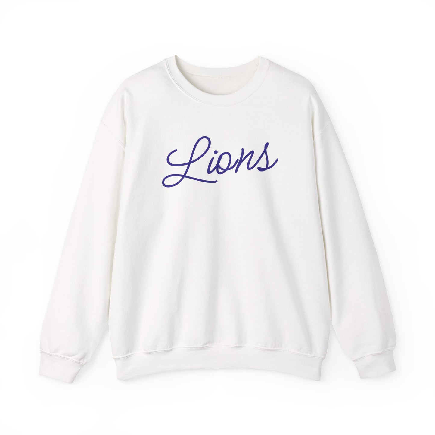 Lions Script Crewneck Sweatshirt