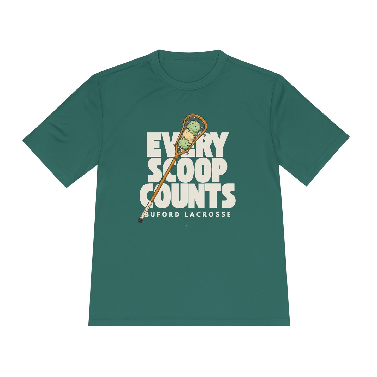Lacrosse 'Every Scoop Counts' Moisture-Wicking Tee