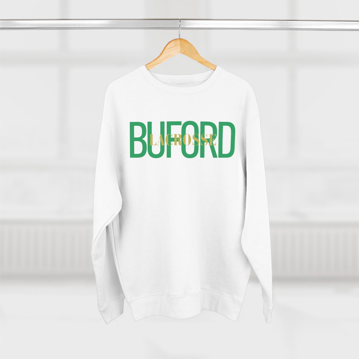 Buford Lacrosse Overlay Crewneck Sweatshirt