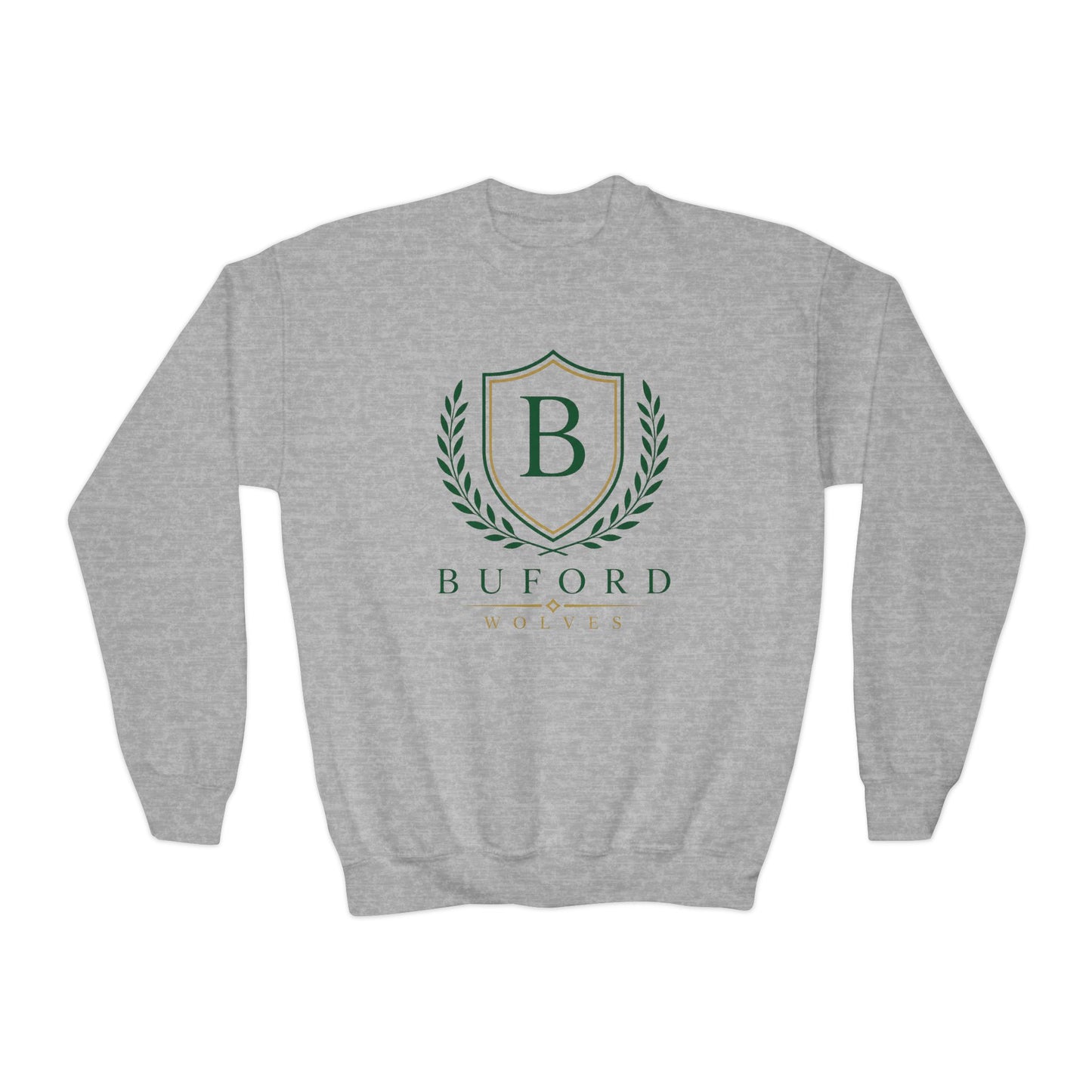 Buford Crest Logo Youth Sweatshirt
