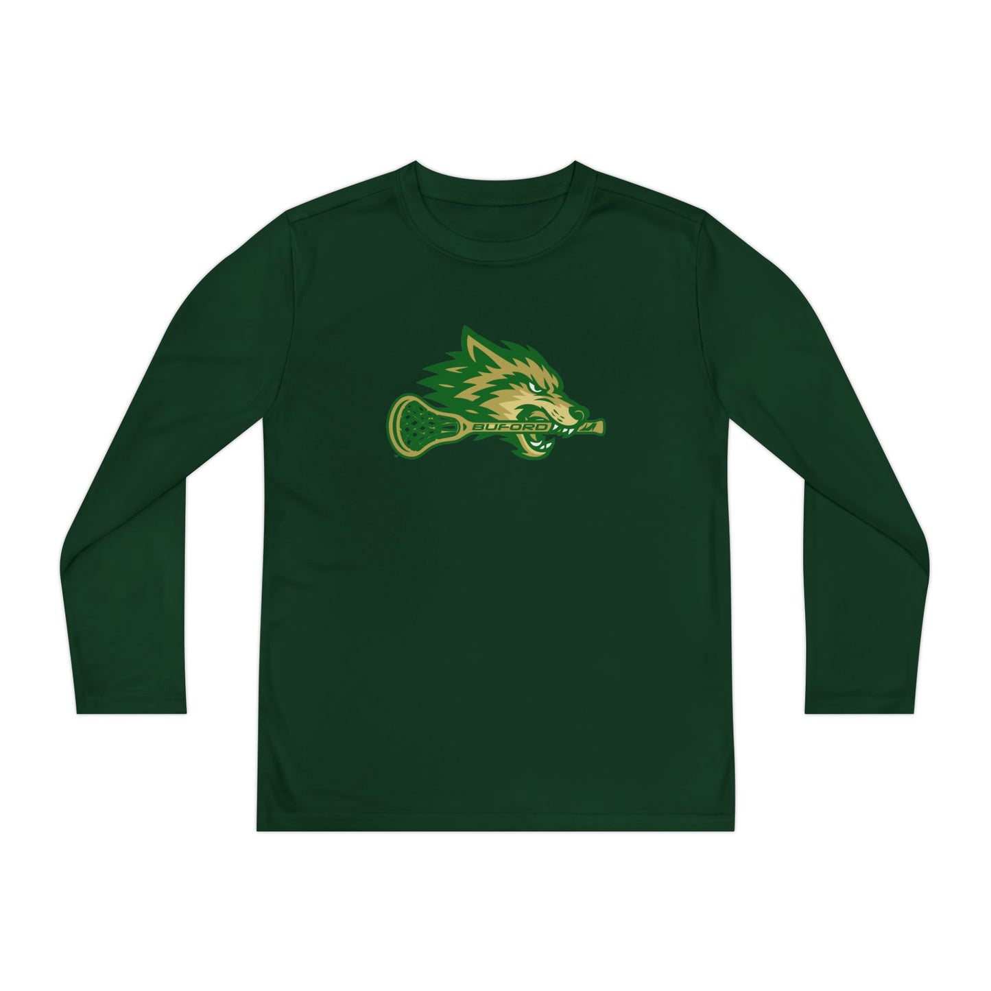 Youth Long Sleeve Lax Wolf Competitor Tee