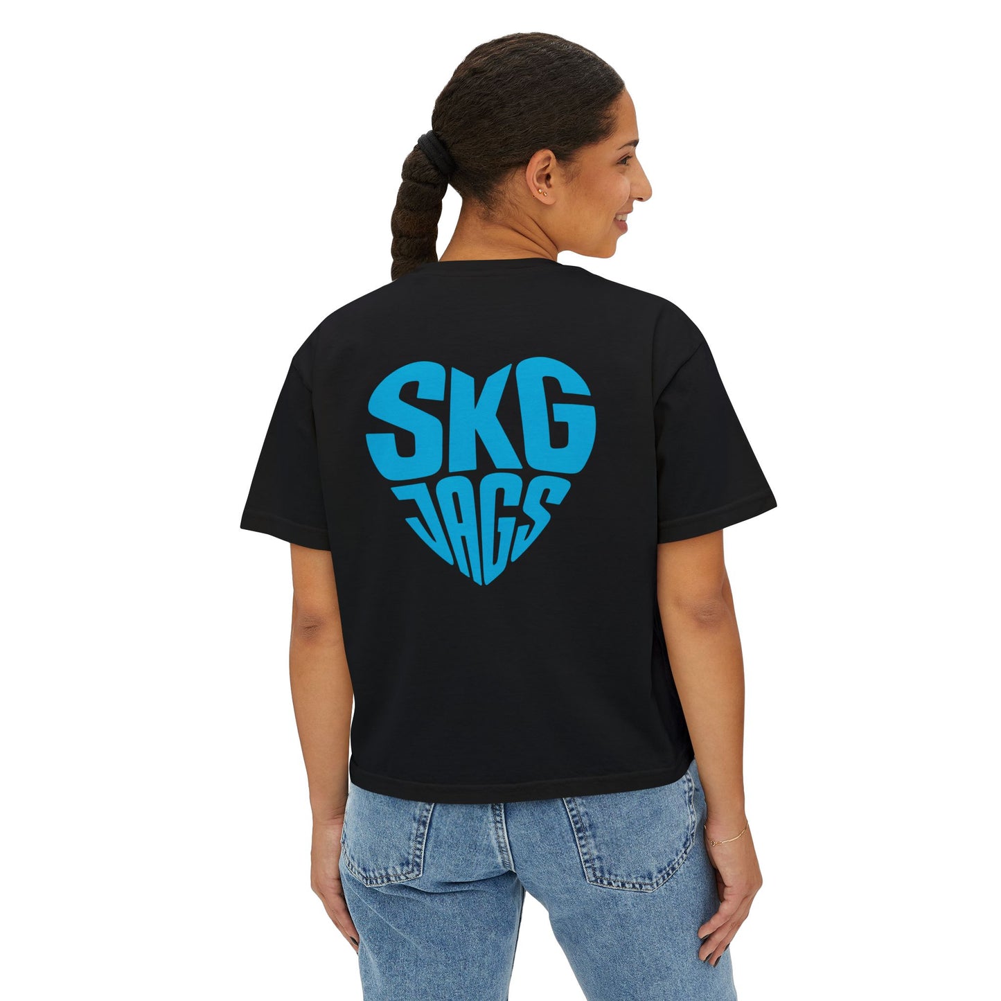 SKG Jags Heart Women's Boxy Tee