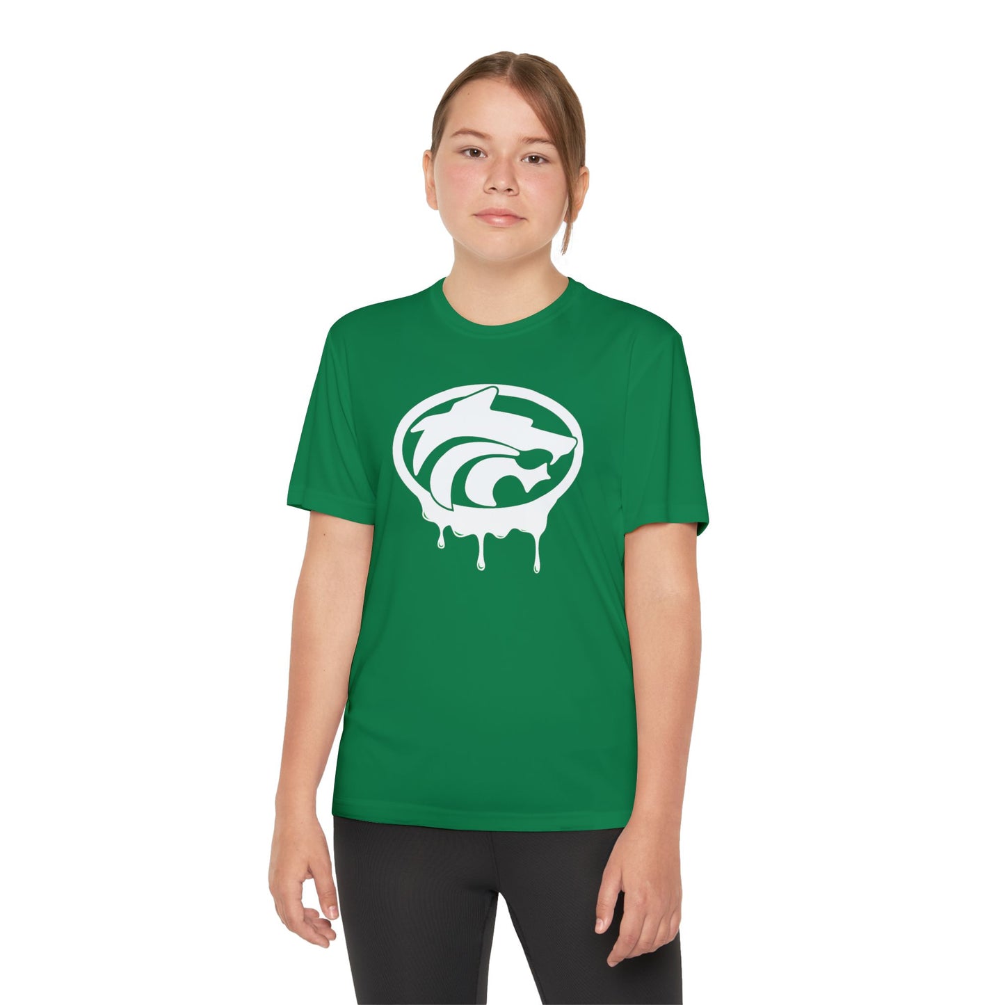 Wolf Drip Youth SportTek Tee