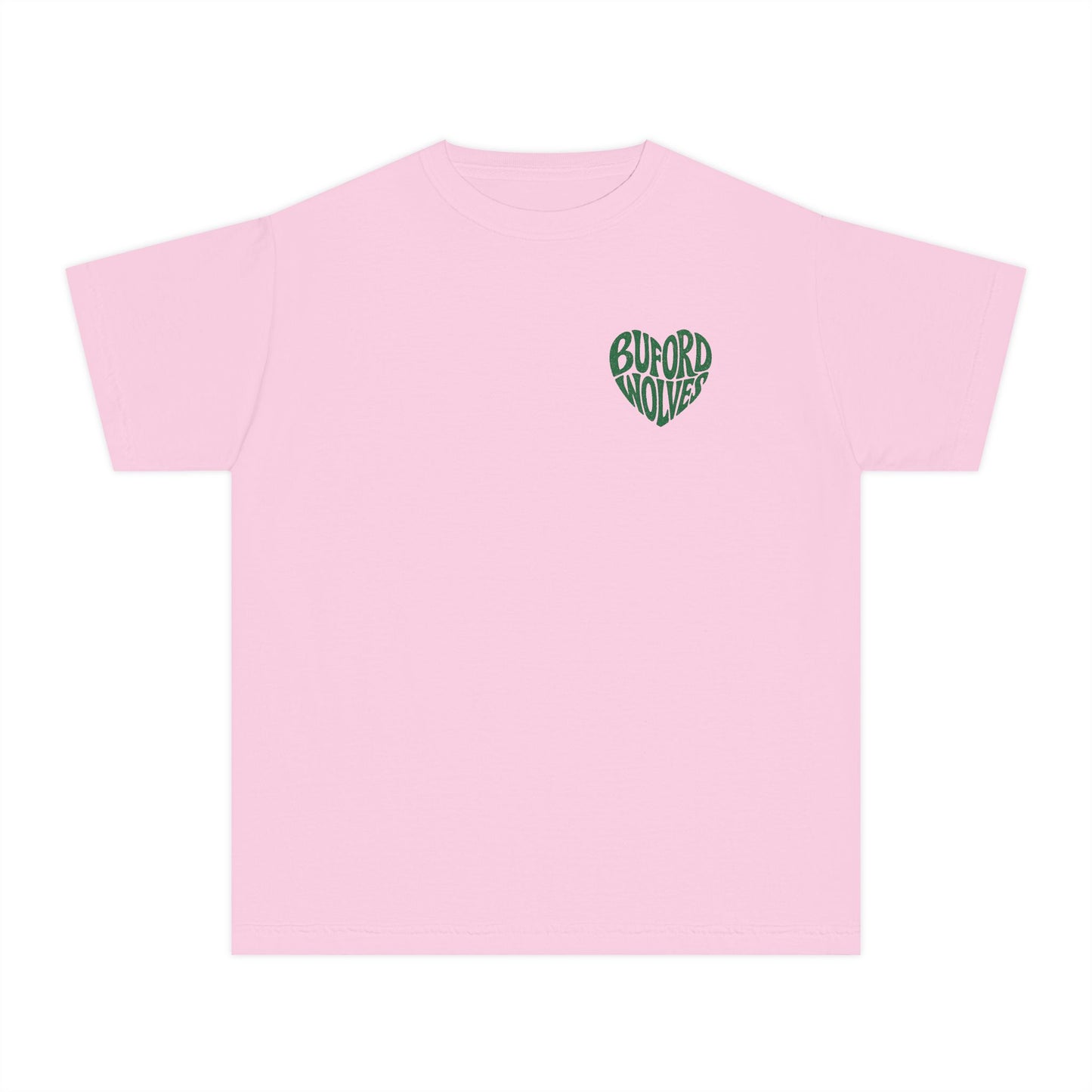 Buford Wolves Heart Youth Tee