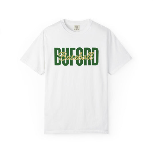 Buford Baseball Stacked Unisex Comfort Colors Tee