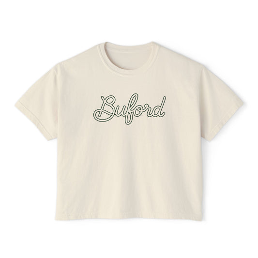 Buford New Script Boxy Tee
