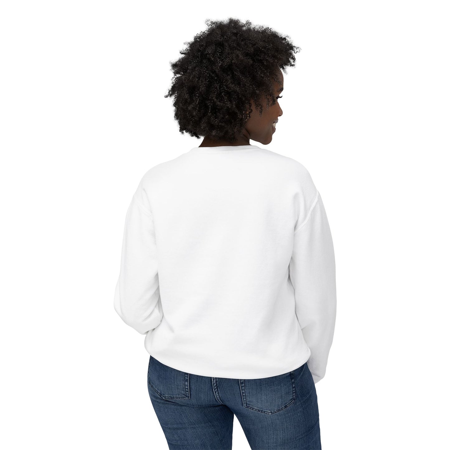 Sorry (Not Sorry) Football Light Weight Comfort Colors Crewneck Sweatshirt