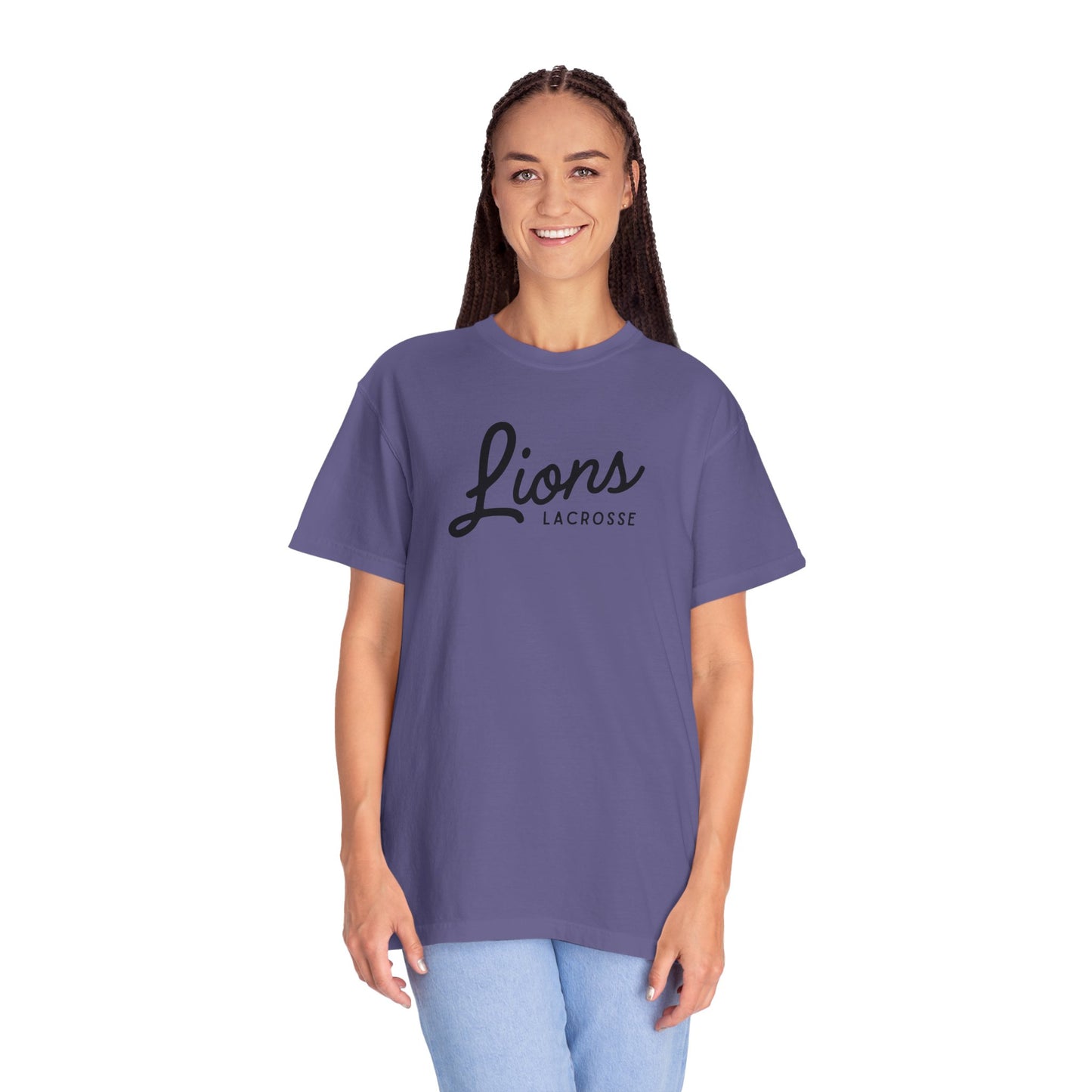 Lions Lacrosse Unisex Garment-Dyed T-Shirt