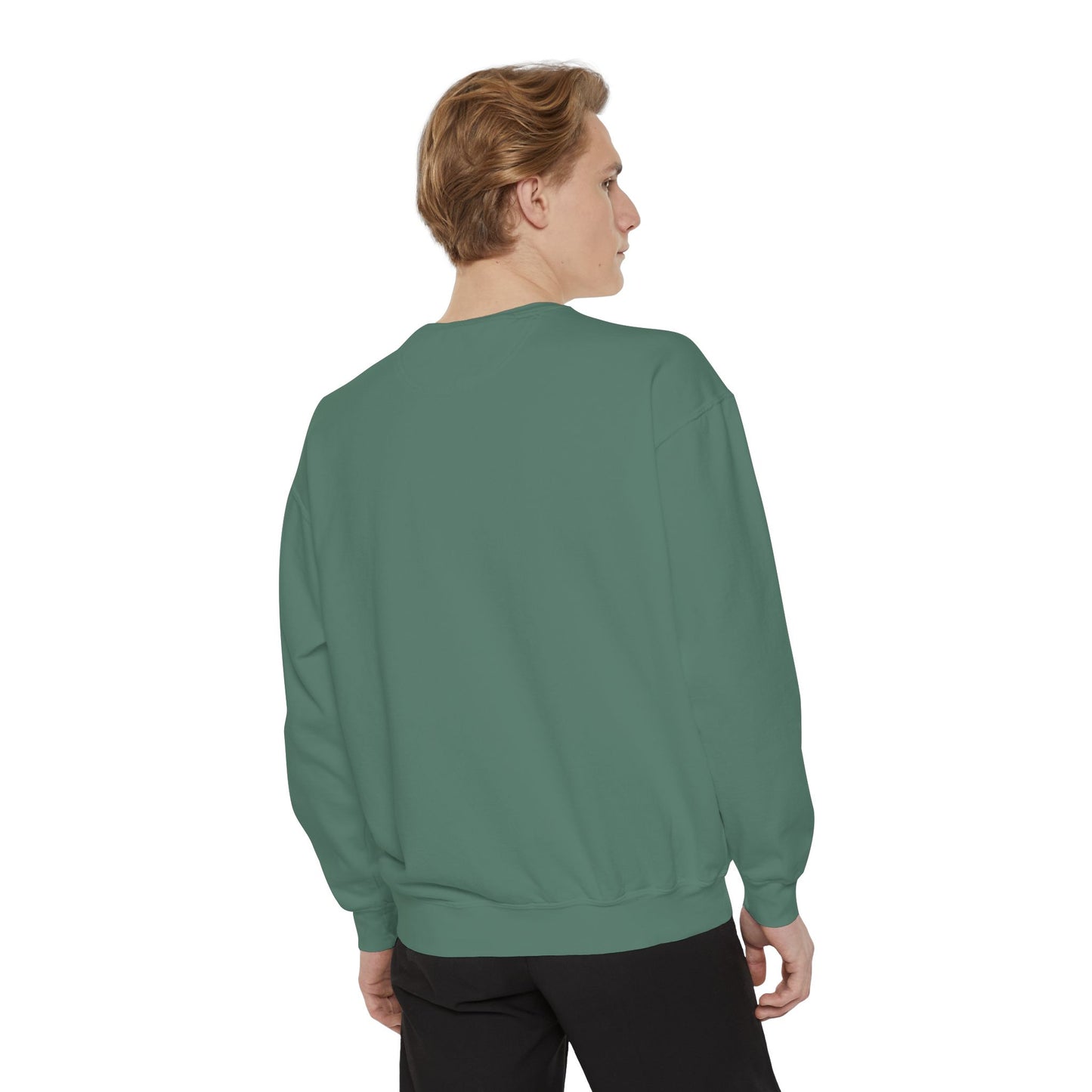 Adult Lacrosse Script Garment-Dyed Sweatshirt