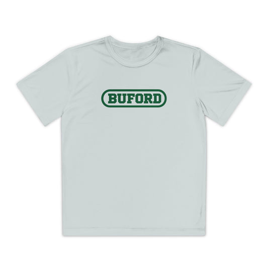 Buford Youth Tee — Retro Athletic Logo Kids Shirt