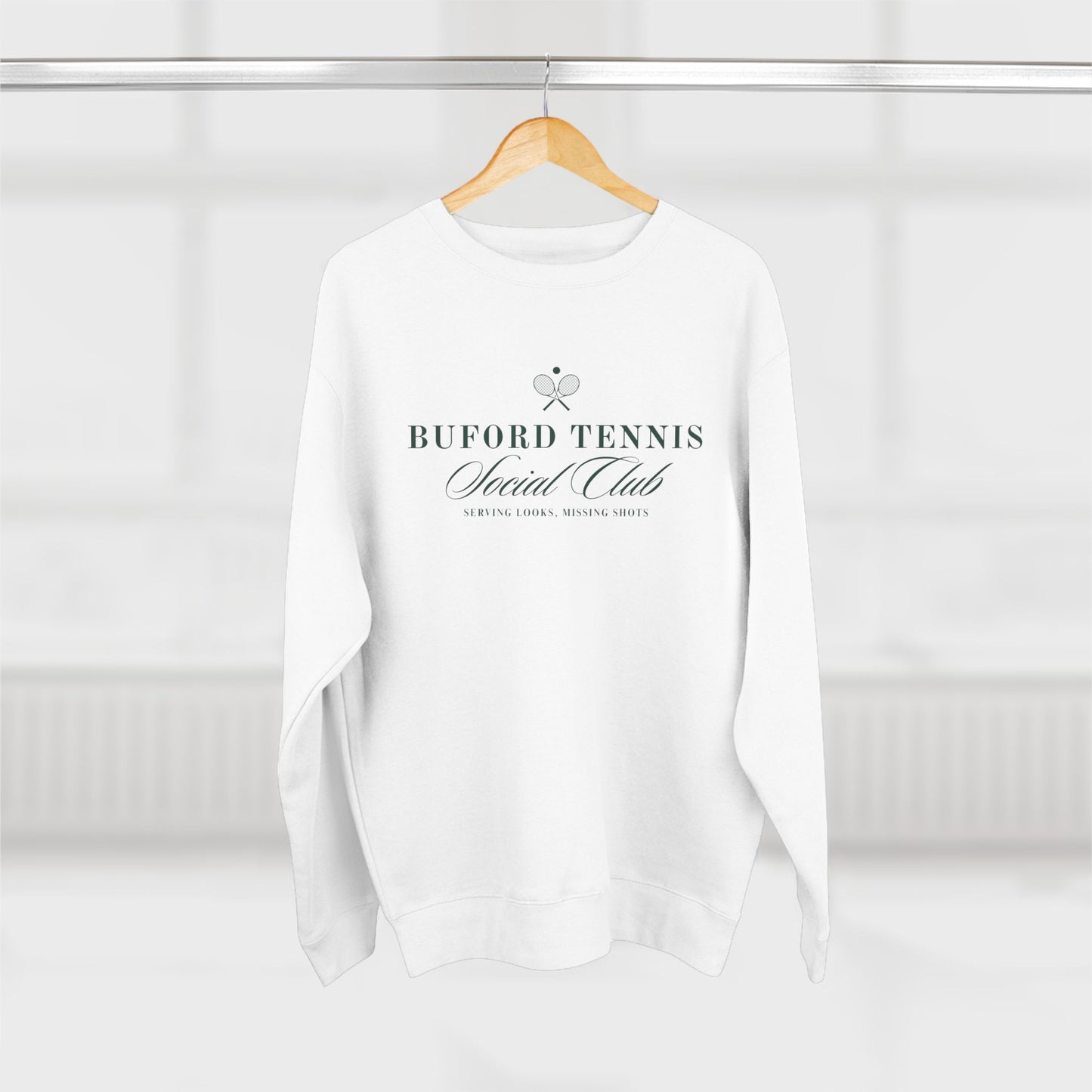 Buford Tennis Social Club Adult Crewneck Sweatshirt