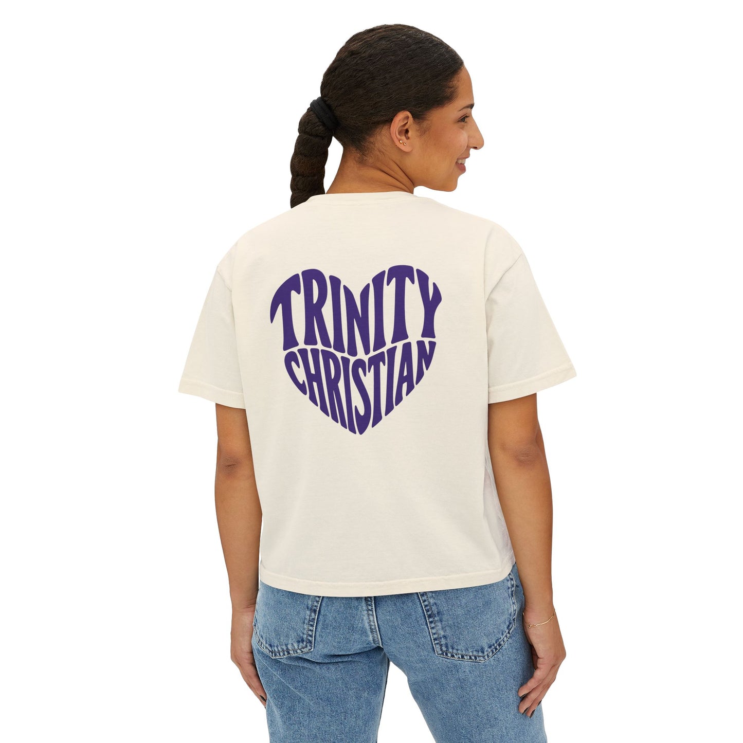 Trinity Christian Heart Boxy Tee