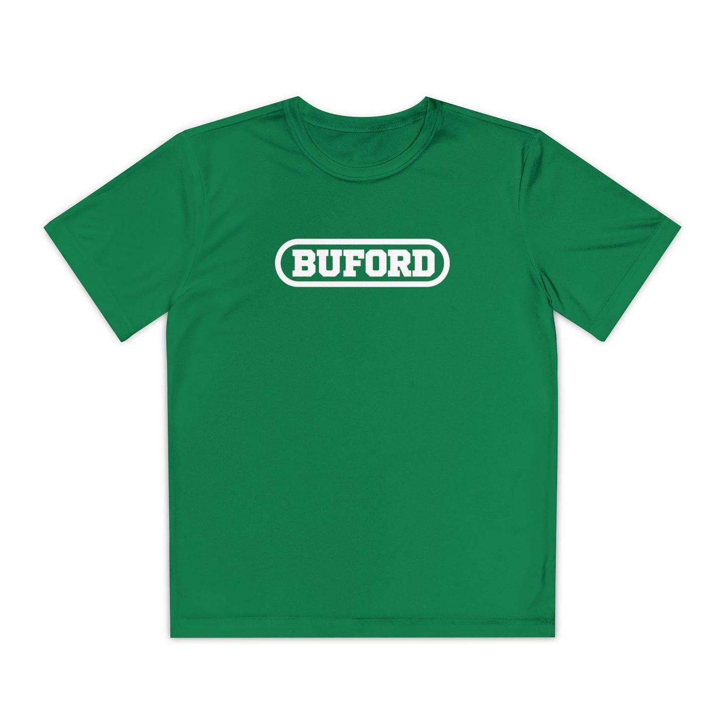 Buford Youth Tee — Retro Athletic Logo Kids Shirt