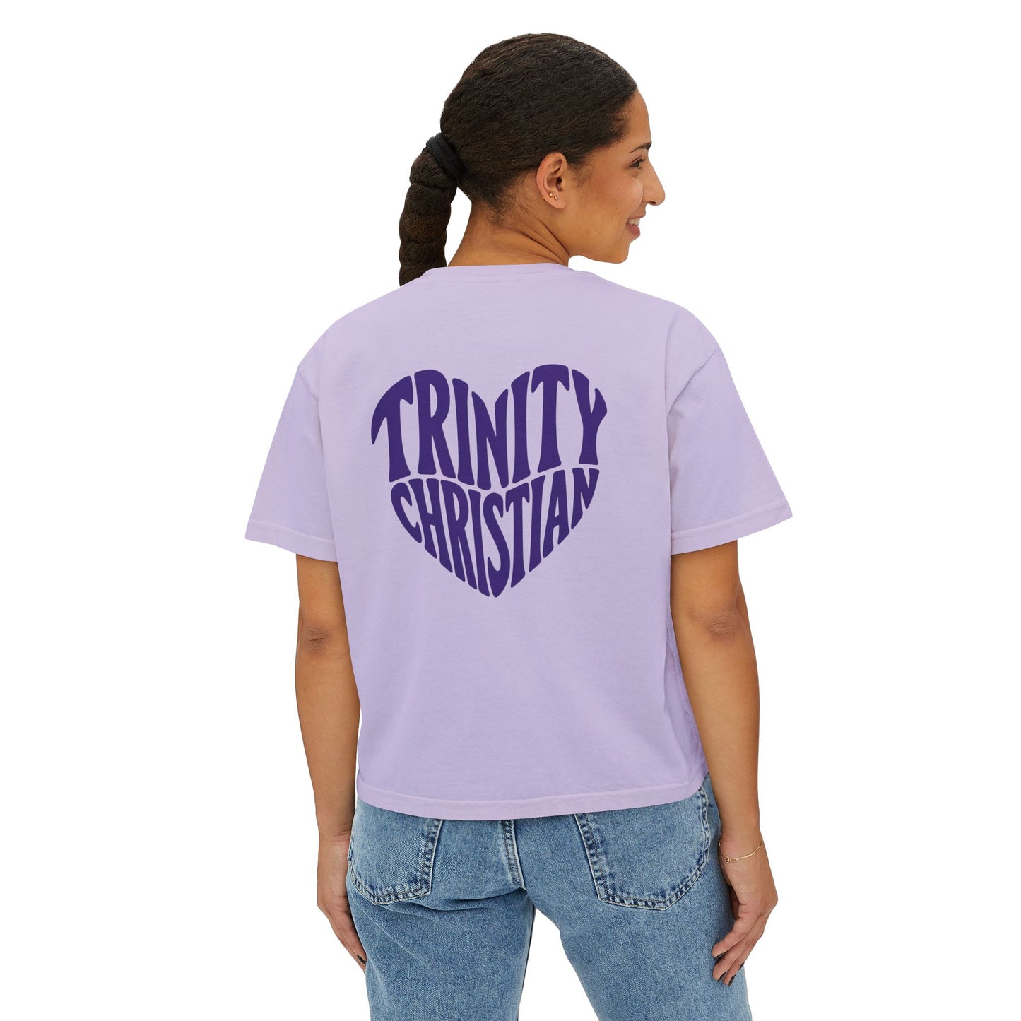 Trinity Christian Heart Boxy Tee