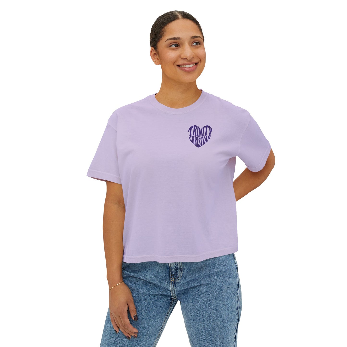 Trinity Christian Heart Boxy Tee