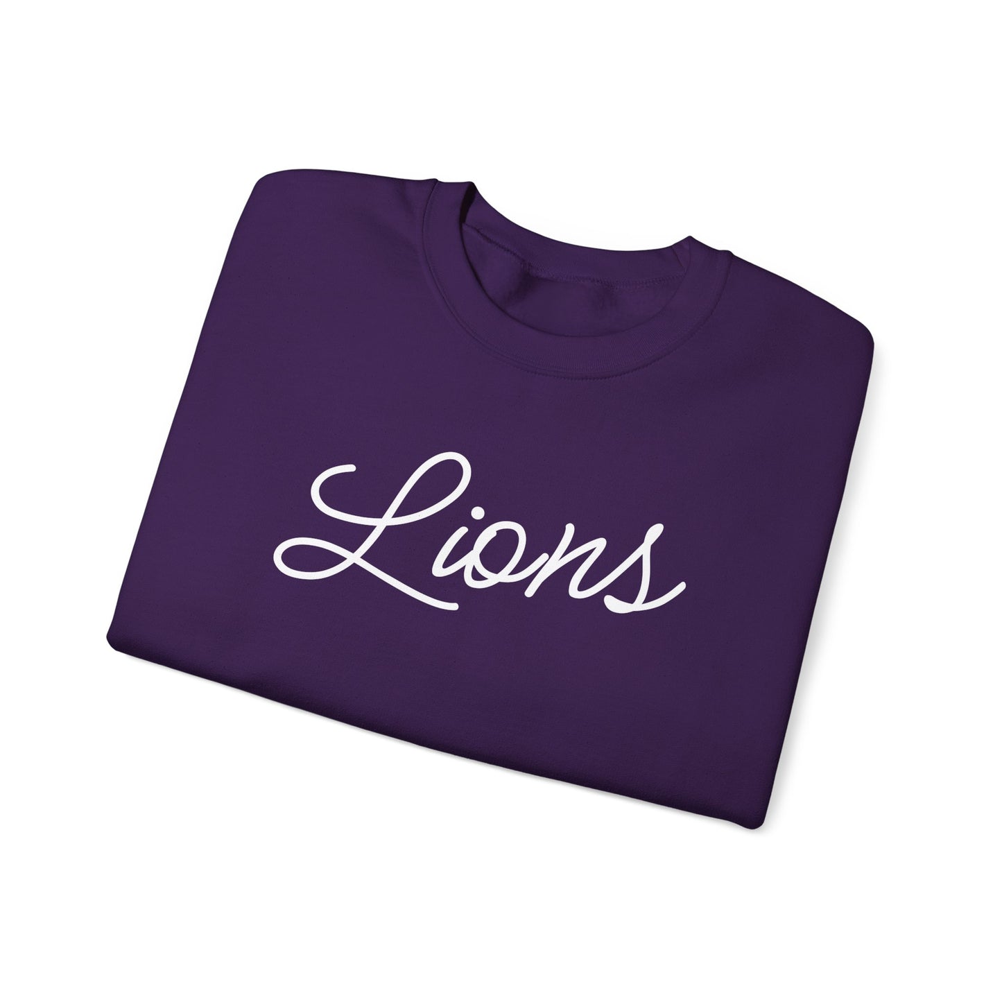 Lions Script Crewneck Sweatshirt