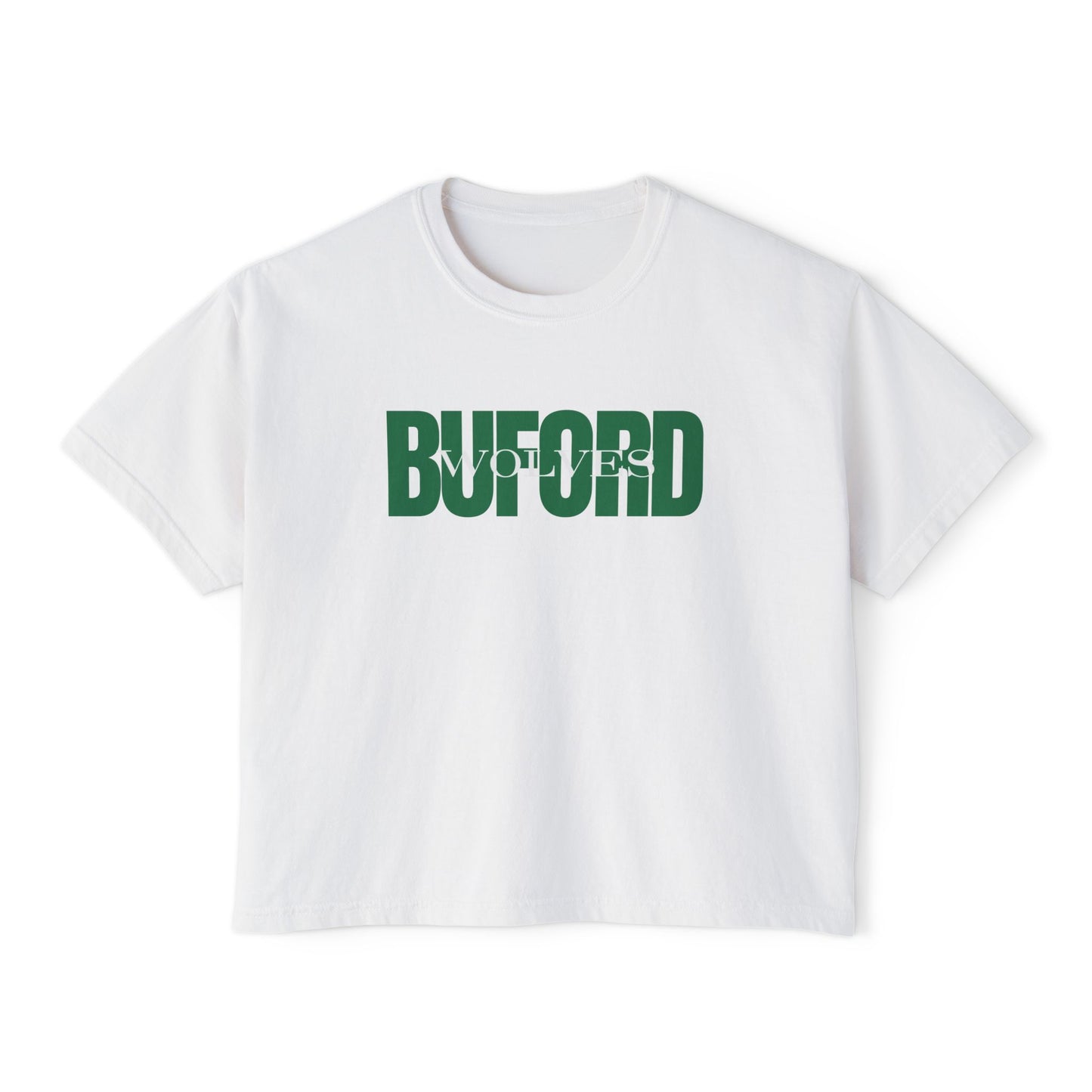 Buford Wolves Boxy Overlay Tee