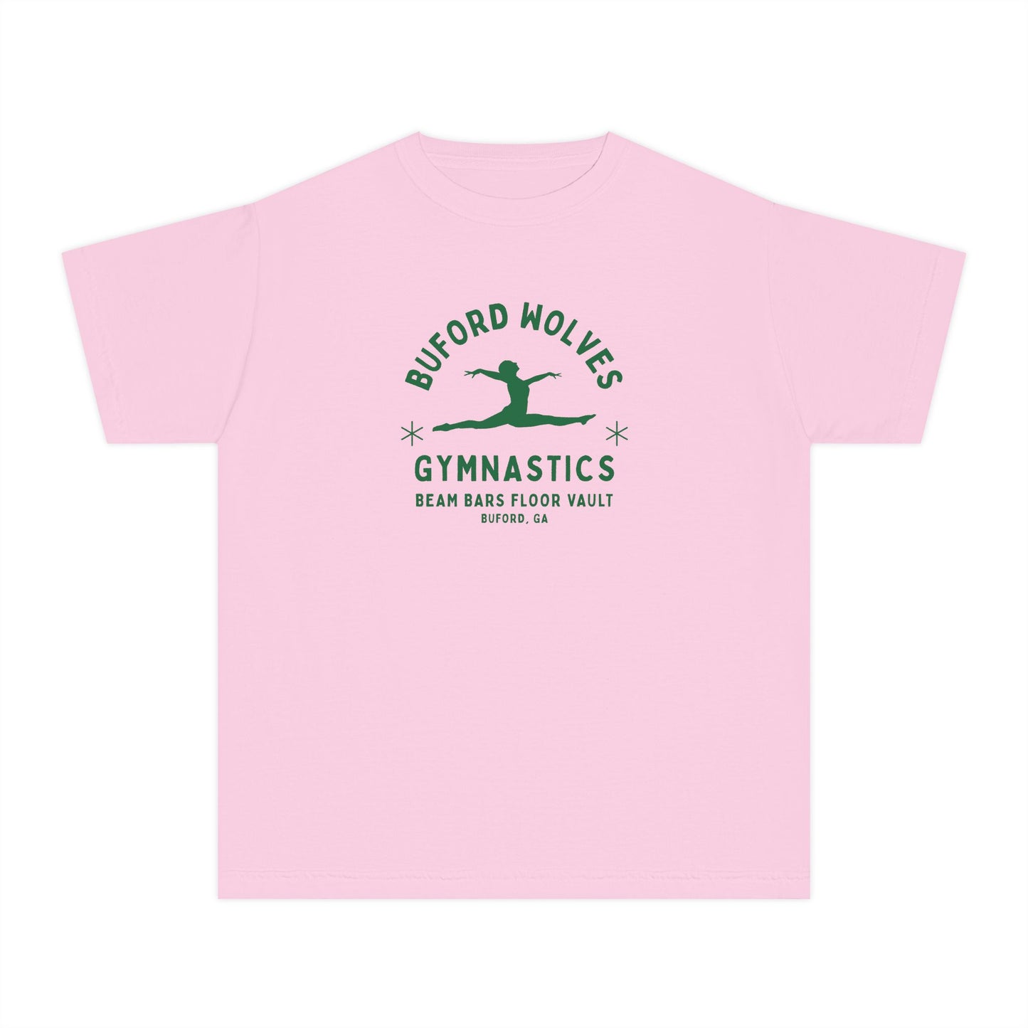 Buford Gymnastics Youth Comfort Colors Tee