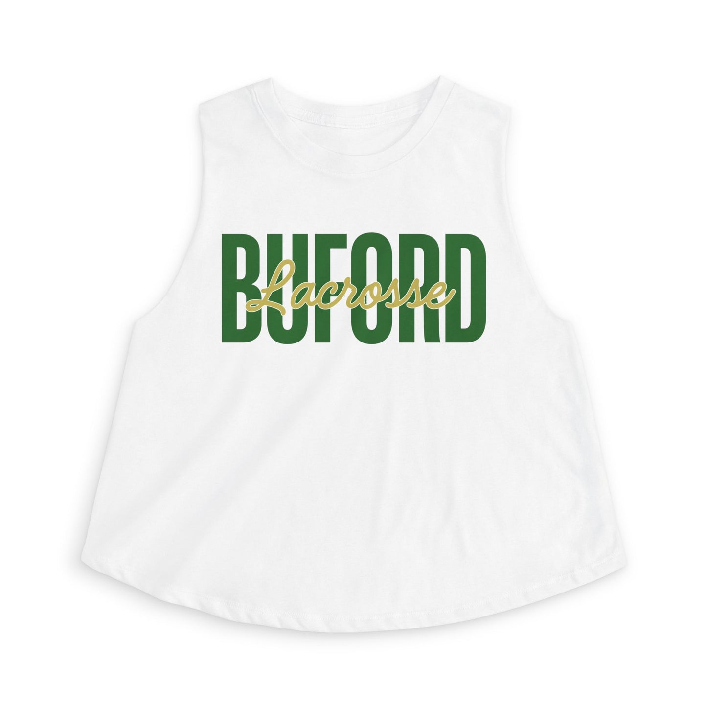 Buford Lacrosse Stacked Crop Tank